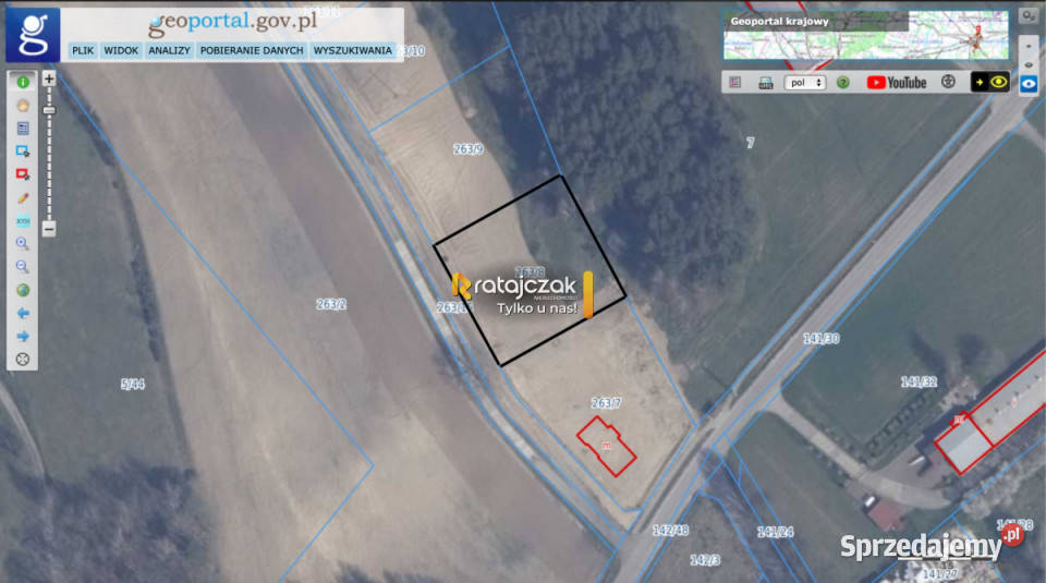 sprzedaży gruntu Zbychowo Kaszubska 1911m2