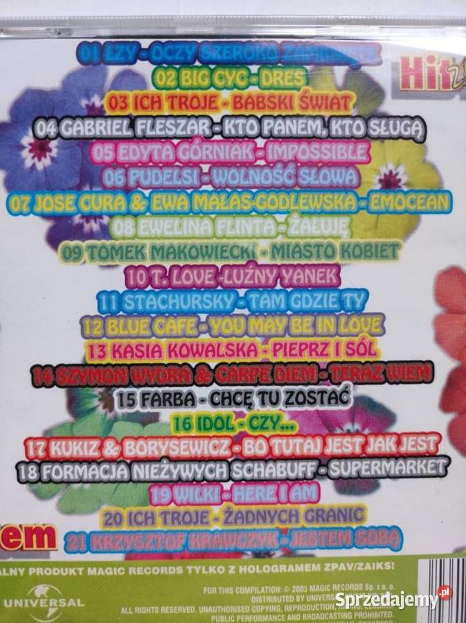 Hit hitem rmf fm unikat kolekcjonerska płyta cd Kielce sprzedam
