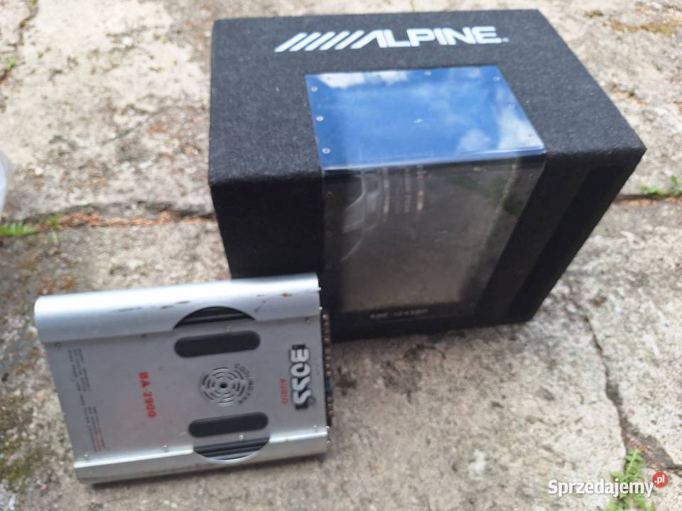 Subwoofer Alpinewzmacniacz Boss Gołdap sprzedam