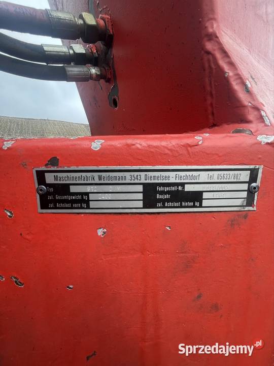 Miniładowarka przegubowa weidemann 912 podlaskie Jaświły