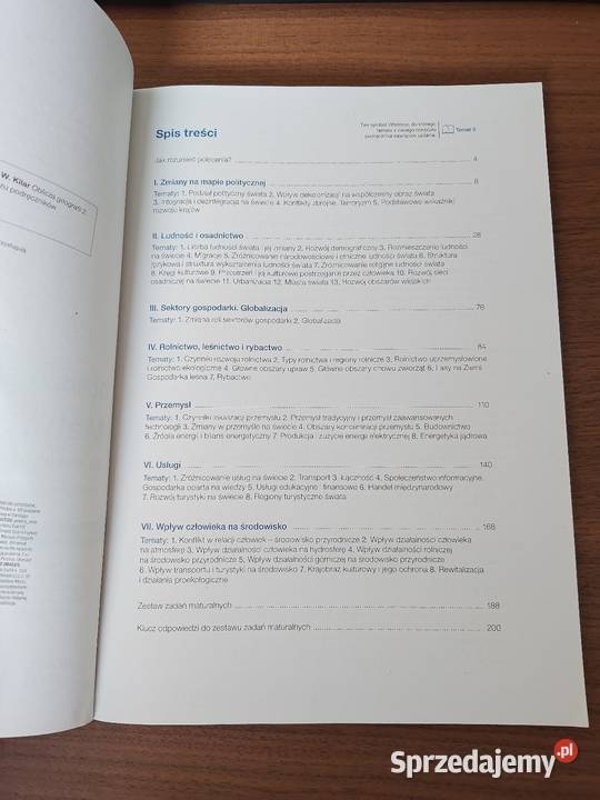 Maturalne karty pracy Oblicza geografii 2 śląskie Sławków sprzedam