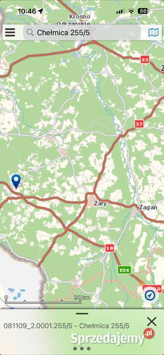 Działka budowlana kolorowe jeziorka