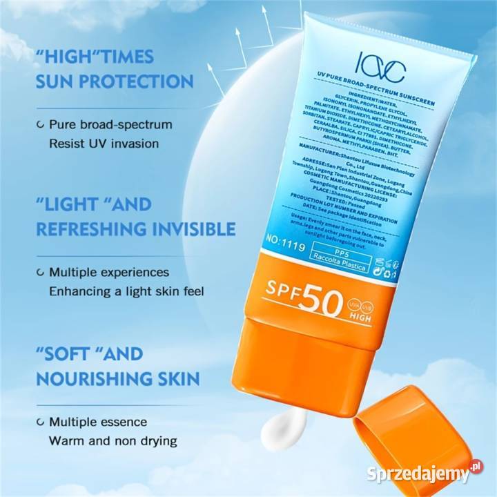 Krem Do Opalania SPF50 Wodoodporny AS mazowieckie