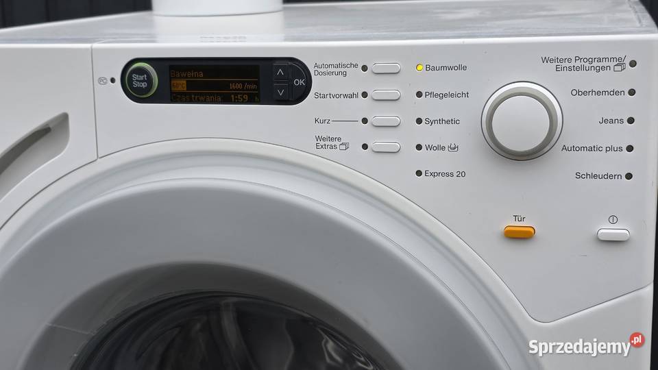 Miele W 1900 plus EcoActive pralka z dozowaniem Pralki i suszarki dolnośląskie Wrocław