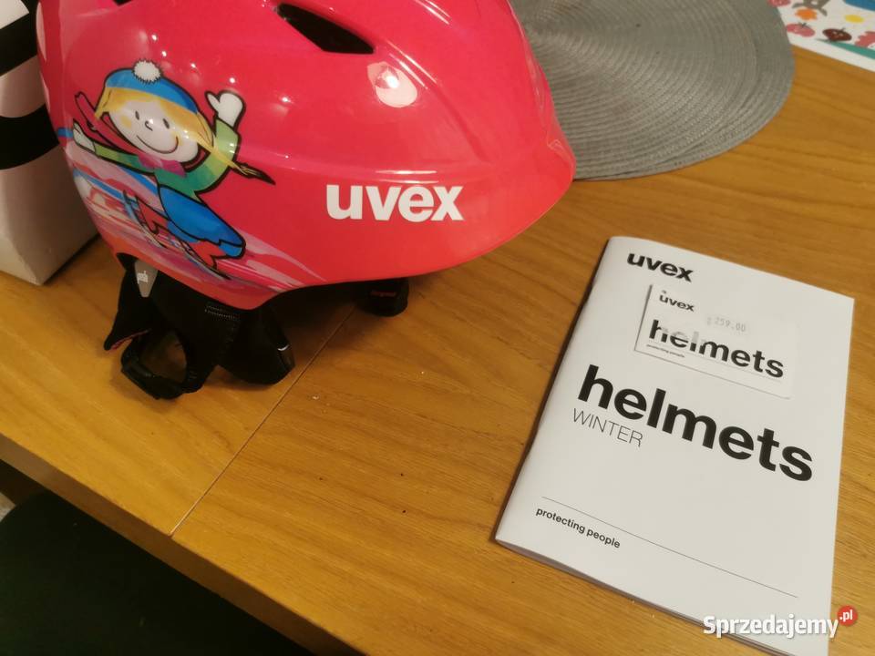 uvex kask dzieci airwing 2 narty II różowy 5254 łódzkie Łódź sprzedam