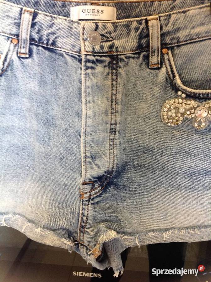 Spodenki Krótkie Jeans Damskie GUESS 38 Nowe Nowa Sól