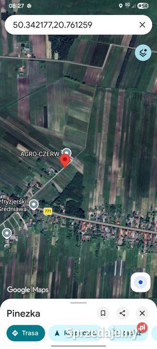 Enklawa Działka Budowlana Media Strożyska Nowy telefon świętokrzyskie