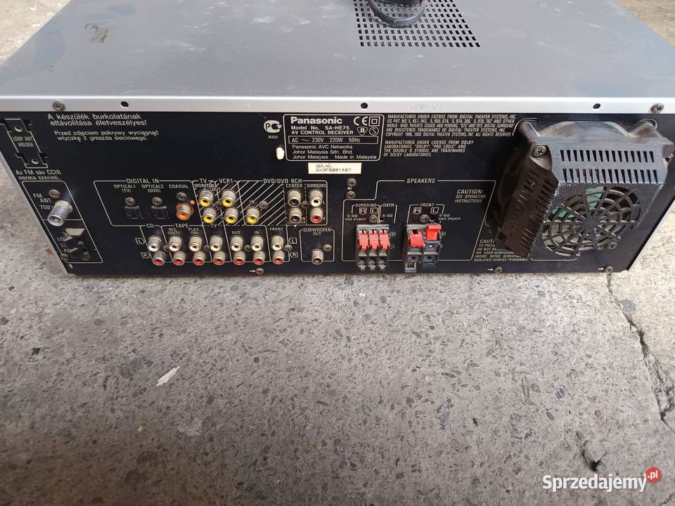 amplituner Panasonic SAHE75 Krynica-Zdrój