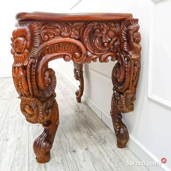 Stylowa KOMODA drewniana ROCOCO PALISANDER 120cm Kalisz