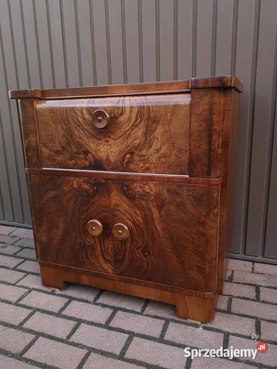 Komoda Szafka ARTDECO Orzech Gramofon Na Płyty Swarzędz