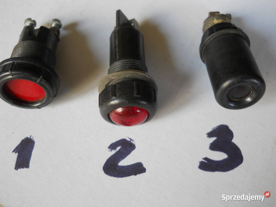 Kontrolki czerwone różne Układ elektryczny Części samochodowe Biecz