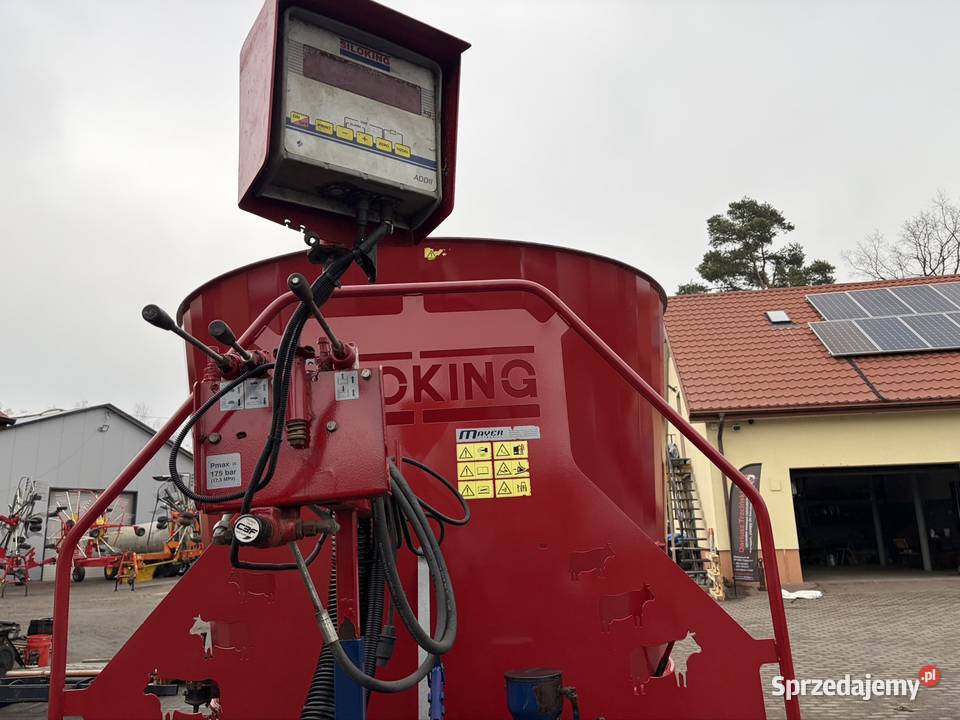 Wóz paszowy Siloking 11m3 paszowóz MP11 waga mazowieckie Myszyniec