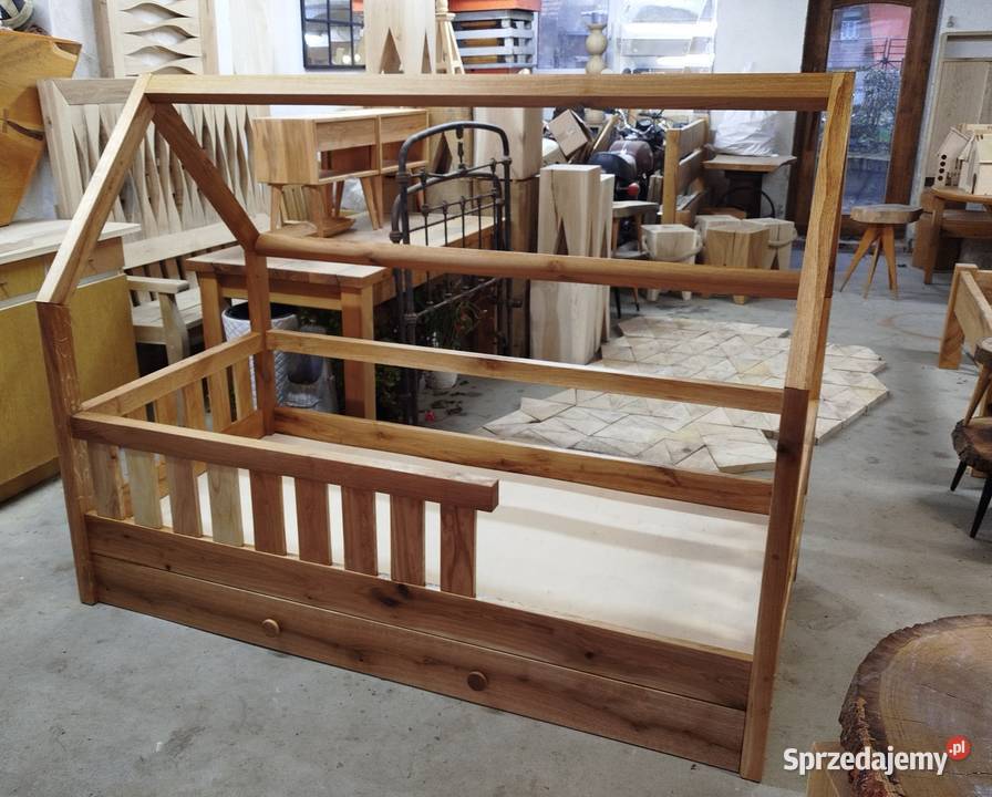 Łóżko domek dziecka 180x90 Postolice sprzedam