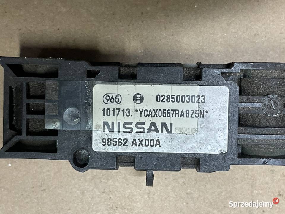 98582AX002 czujnik uderzeniowy uderzenia Nissan Szczecin
