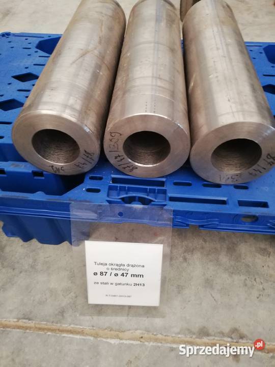 Tuleje drążone ze stali 2H13 20Cr13 87x20x300 mm