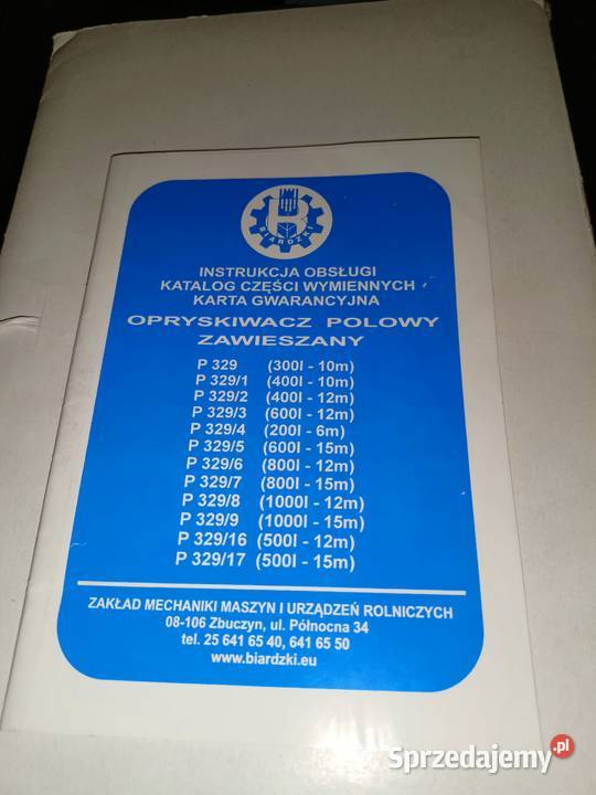 Opryskiwacz Biardzki 600l 12m belka nieuszkodzony sprzedam