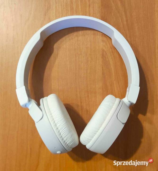 Słuchawki nauszne bezprzewodowe JBL T450BT w kolorze białym