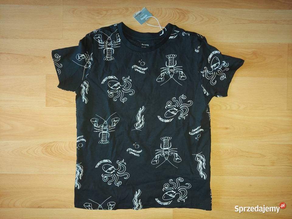 Sinsay Tshirt koszulka ośmiornica homar rak uniseks sprzedam