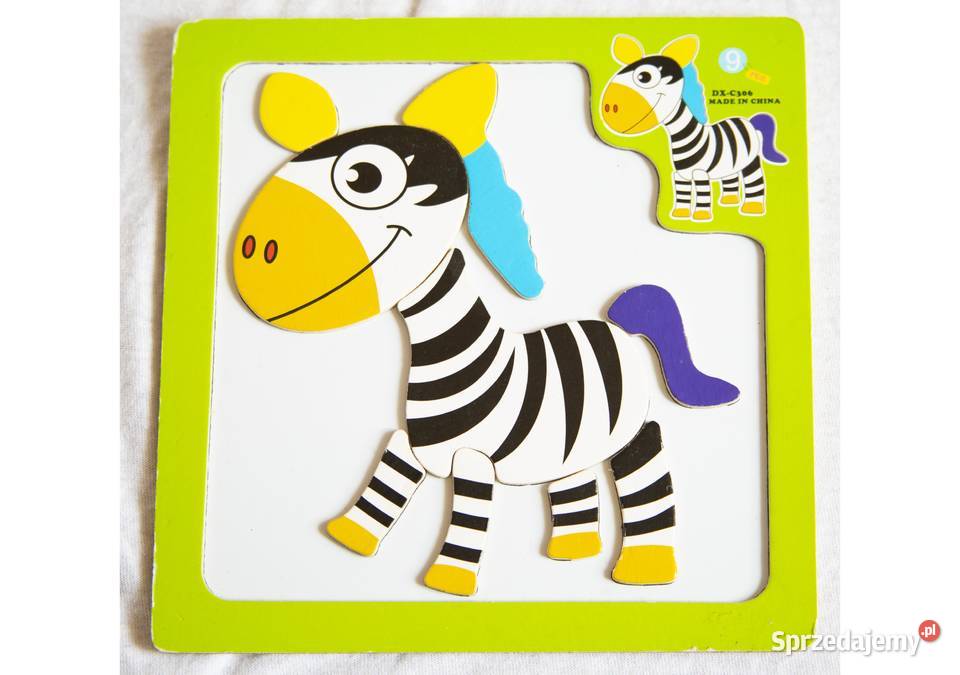Zebra układanka magnetyczna Gdańsk