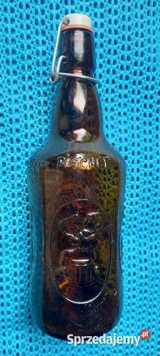 Butelka Fischer Biere z kapslem ceramicznym Małkinia Górna