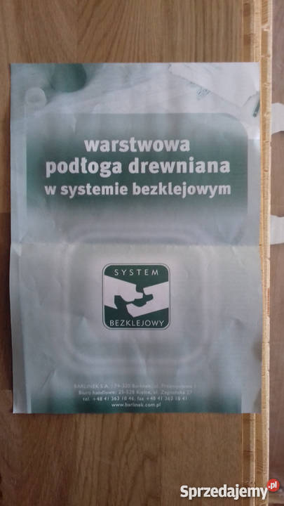 Deska Barlinecka drewniana kolor dąb 39m2 Warszawa