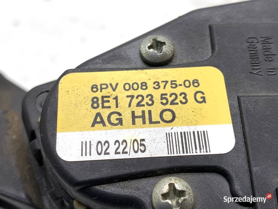 POTENCJOMETR GAZU AUDI A4 B7 8E1723523G 20 140 osobowe