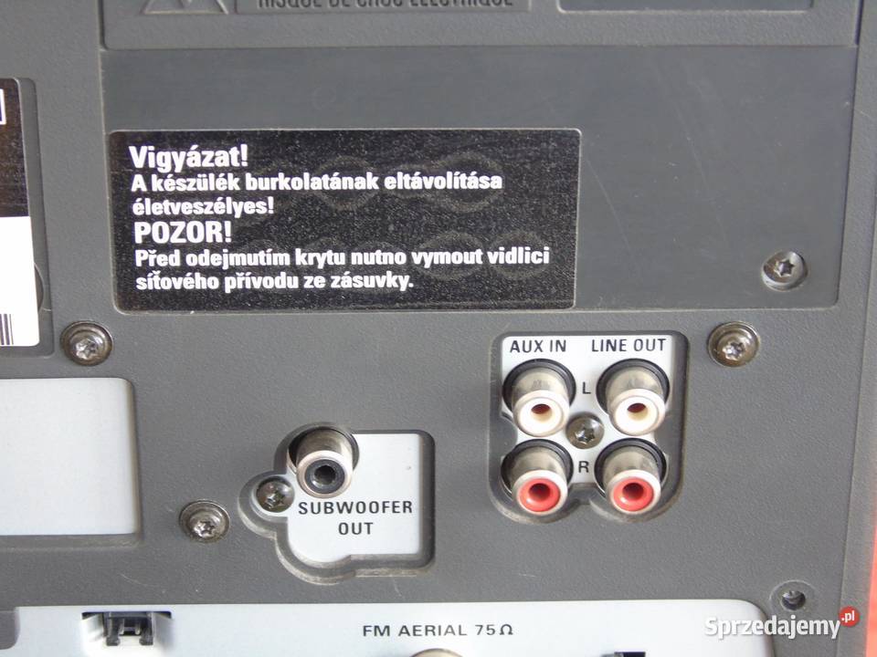 Wieża Philips FW750C AUX RDS magnetofony WYSYŁKA Jasło sprzedam