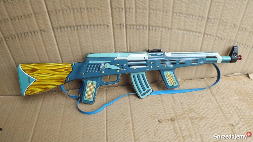 KARABIN KAŁASZNIKOW ZABAWKA PRL Unikat Grodziczno