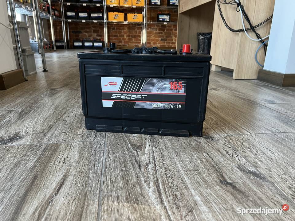 Akumulator SPECBAT AGRO 6V 165Ah 850A EN LEWY łódzkie Radomsko