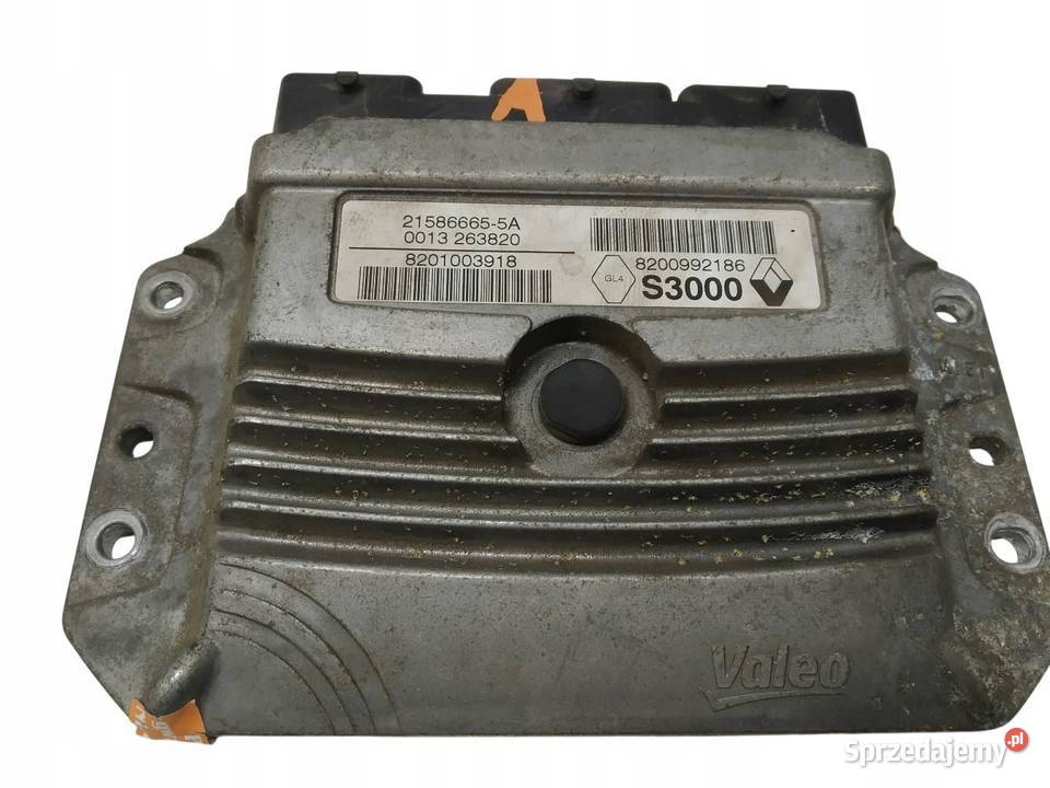 STEROWNIK SILNIKA 8200992186 16 B 110 Renault Sterowniki Części samochodowe