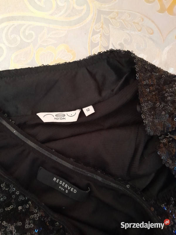 Sukienka cekinowa na jedno ramię S i L córkamama