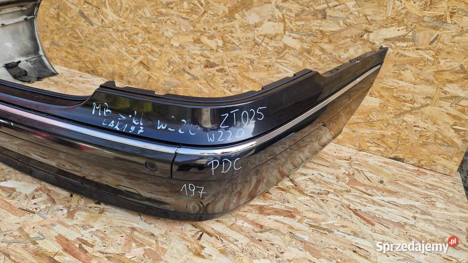 MERCEDES SKLASA W220 PDC ZDERZAK TYLNY TYŁ KOD Słowikowo sprzedam
