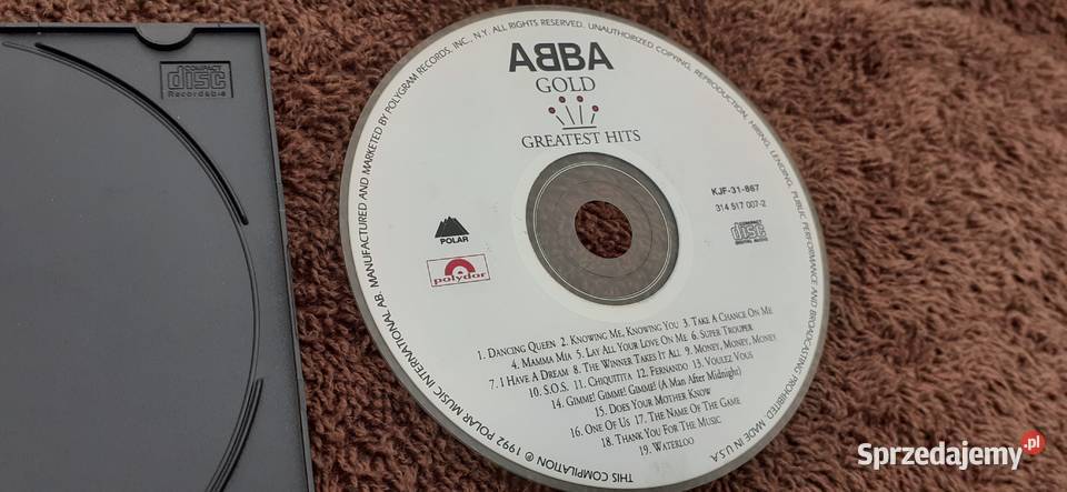 ABBA Gold Greates Hits na płycie CD