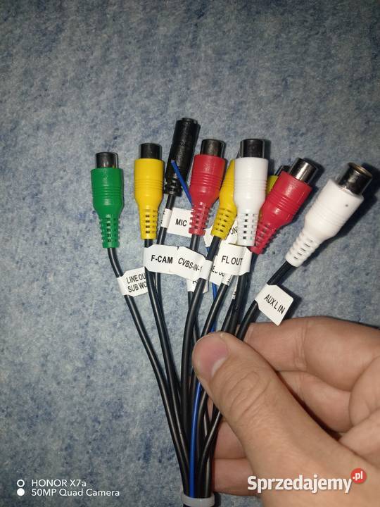 Wiązka kabli RCAAV do radia zestaw głośnomówiący Pozostałe Kielce