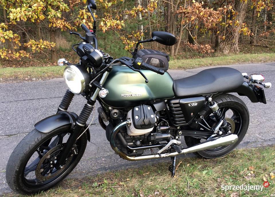 MOTO GUZZI styl Cafe Racer unikatowa zieleń Warszawa