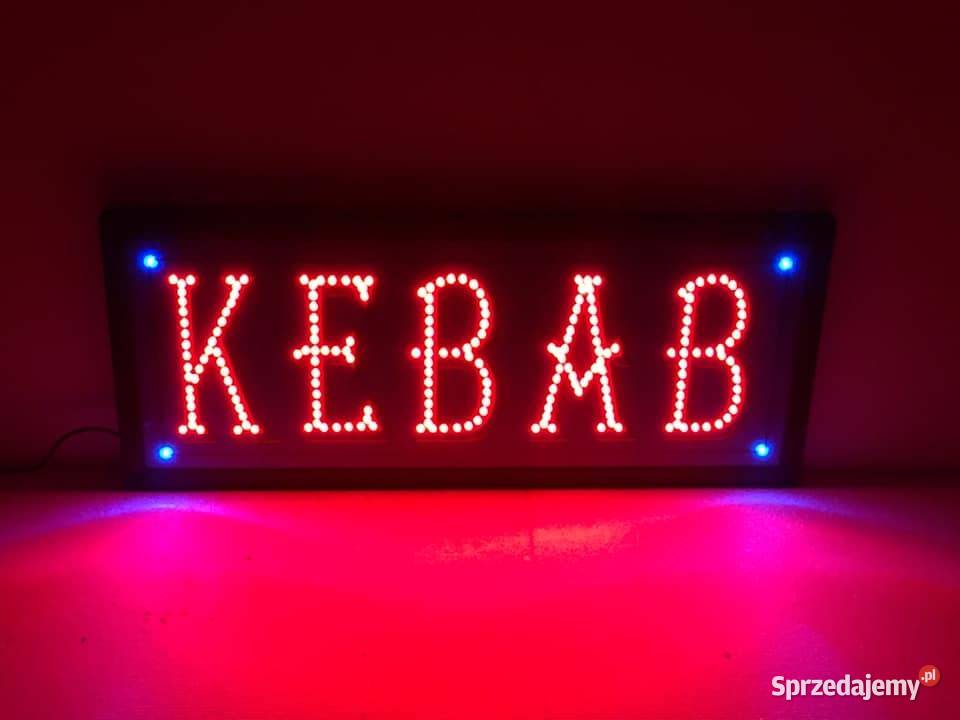 REKLAMA diodowa KEBAB 71 x 31 zewnętrzna 230V Pomiechówek
