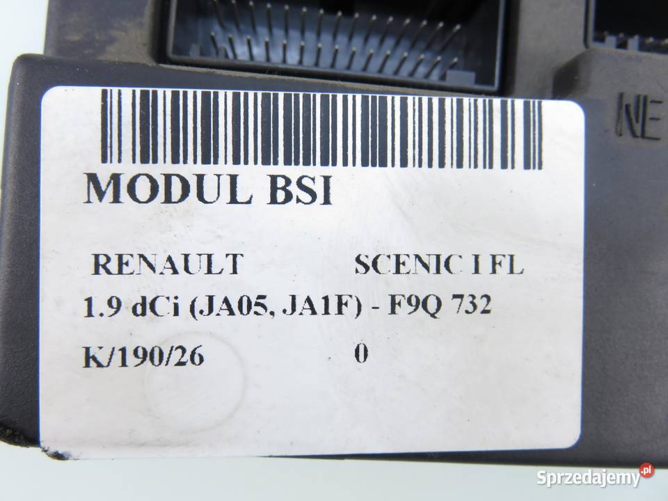 BSI RENAULT SCENIC I FL 19 dCi 8200029342B sprzedam