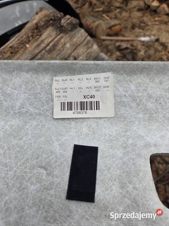 podsufitka podsufitówka Volvo XC40 32260164 osobowe