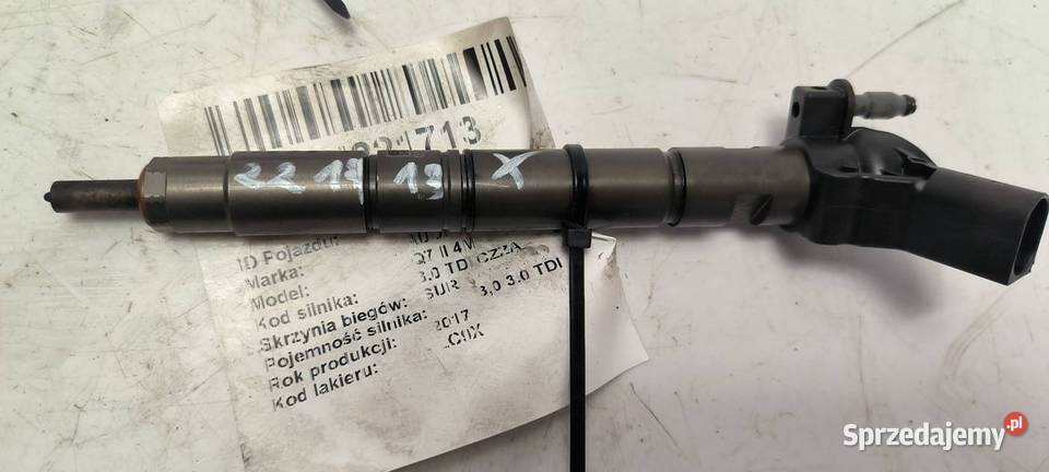 WTRYSKIWACZ AUDI Q7 II 4M 059130277CR kujawsko-pomorskie Lipno sprzedam