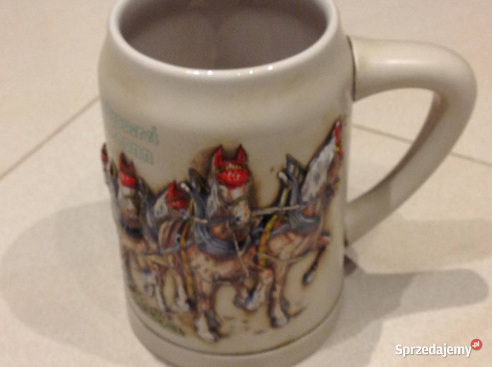 Kufel do Piwa Ceramiczny Obraz 3D Sygnowany Nowa Sól sprzedam