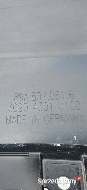 AUDI Q4 ETRON SPOILER PŁYTA ZDERZAKA PRZÓD osobowe wielkopolskie Międzychód