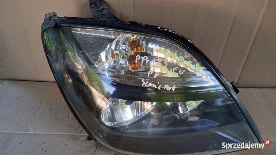 RENAULT SCENIC I RX LAMPA PRZÓD PRAWA EU Zbierkowo