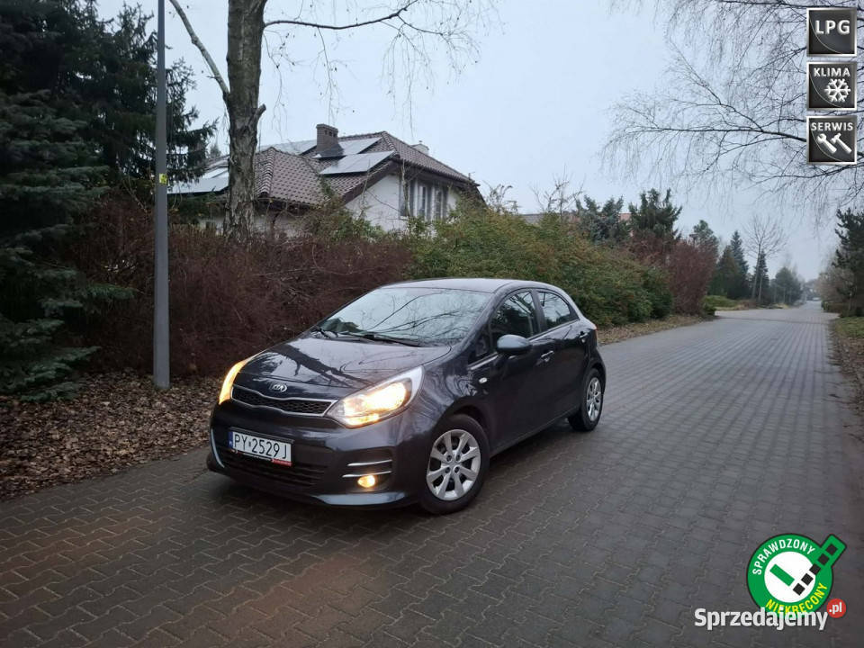 Kia Rio LPG zadbany III 2011 komputer pokładowy Poznań sprzedam