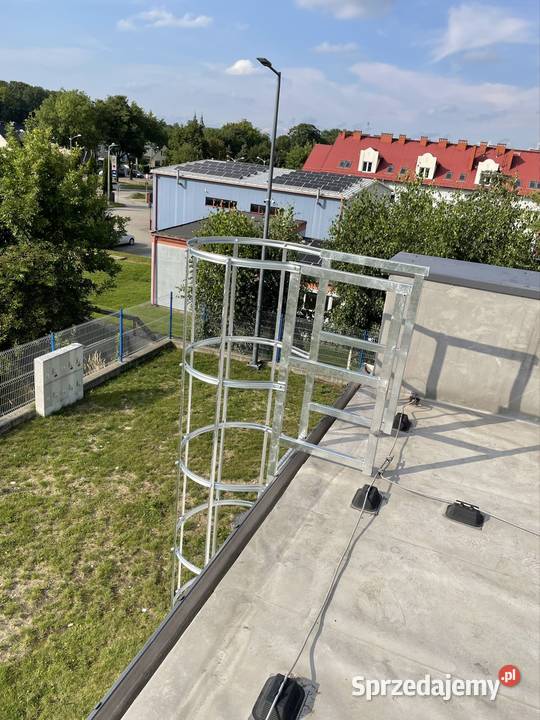 Drabina ewakuacyjna drabina na dach drabina