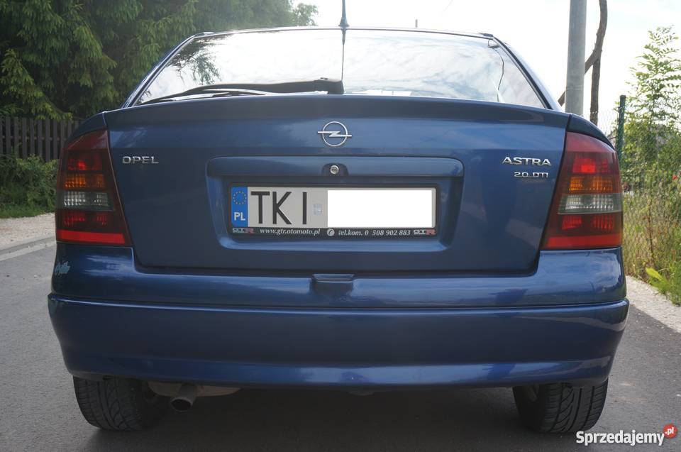 OPEL ASTRA II 20 DTI 2002R WERSJA SPORT Astra świętokrzyskie Brzeziny