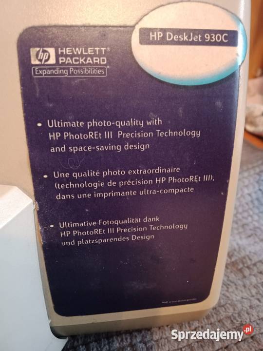Drukarka atramentowa HP DeskJet 930C Druk w kolorze