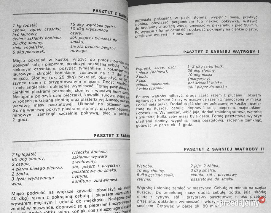 Kuchnia myśliwska Wanda Konieczna Aleksandra Chełm sprzedam