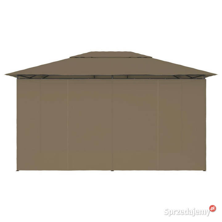 Namiot ogrodowy z zasłonami 4 x 3 m taupe 180 gm Warszawa