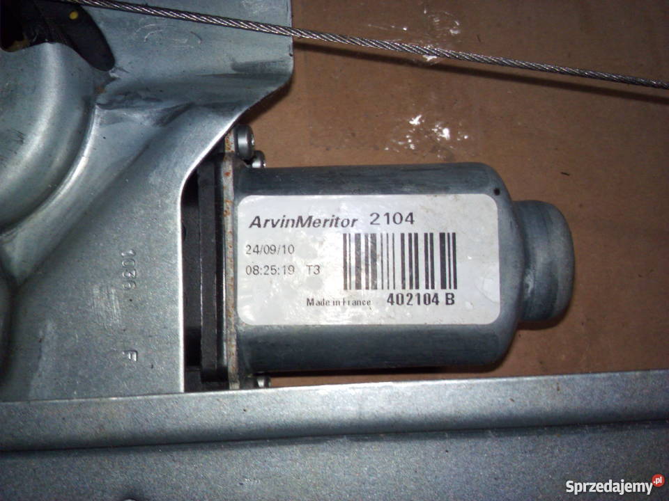 Berlingo Partner III Podnośnik szyby Prawy wyposażenie elektryczne Układ elektryczny Turek