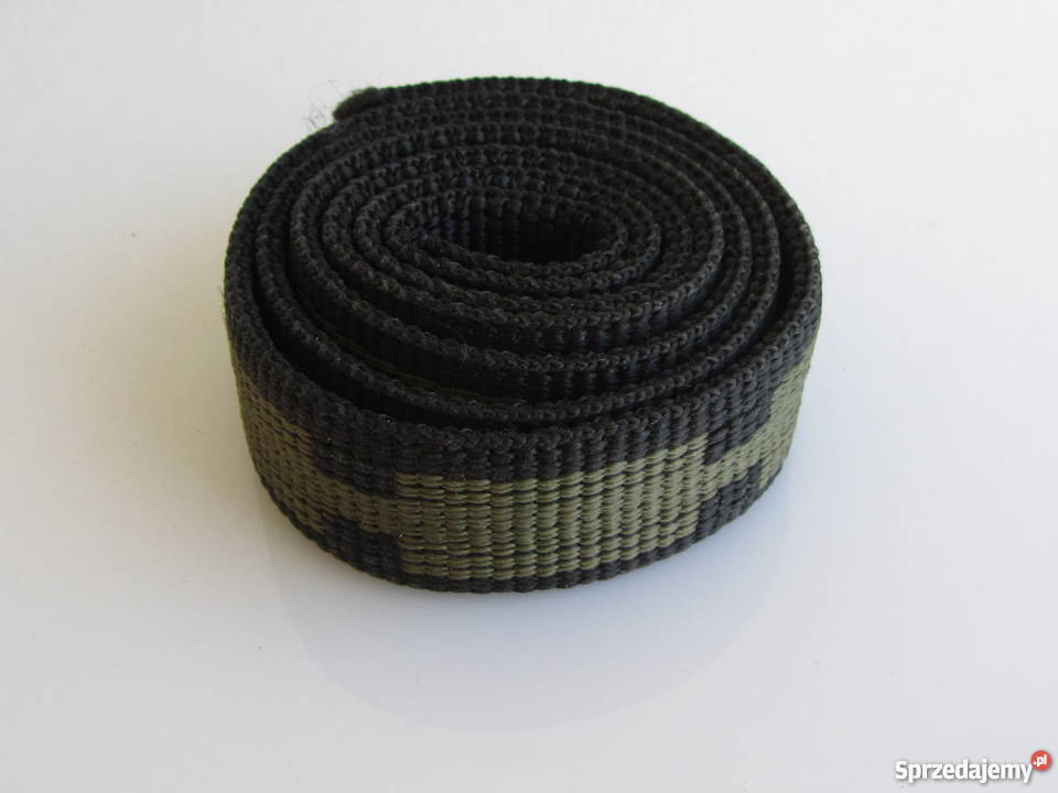 Pas taśma mocna zielony wzór 96cmx25cmx35mm Olecko